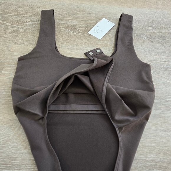 Women's Seamless Tank Bodysuit Light Brown A New Day Size Small New With Tags - Picture 10 of 17